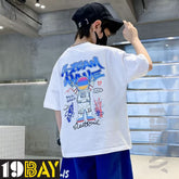 Opulent Opus Chic White Oversized Tees for Glamour